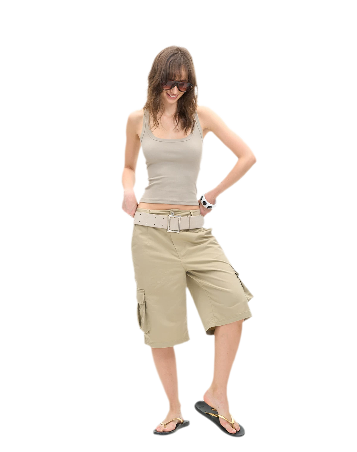 Ribbed U-Neck Cami