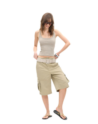 Ribbed U-Neck Cami