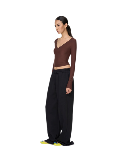 Deep V Slim Top