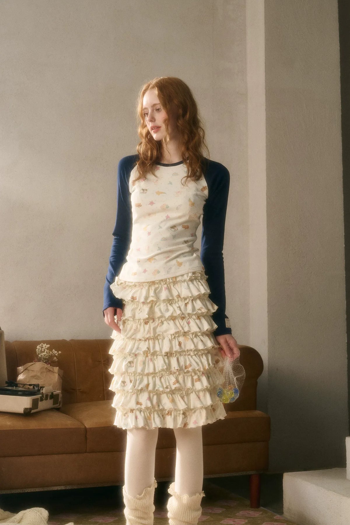 Printed Layered Cake Skirt — Load image 30 in gallery view