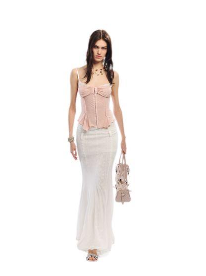 Original Lace Splicing Mesh Camisole