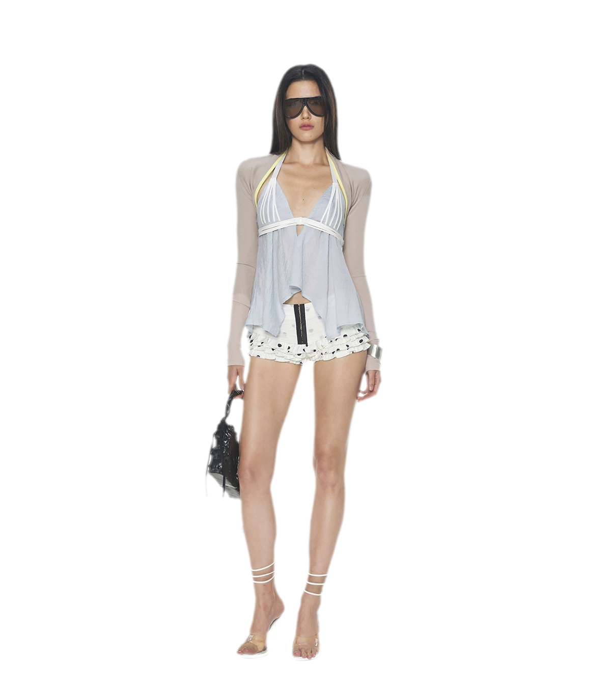 V-Neck Halter Top