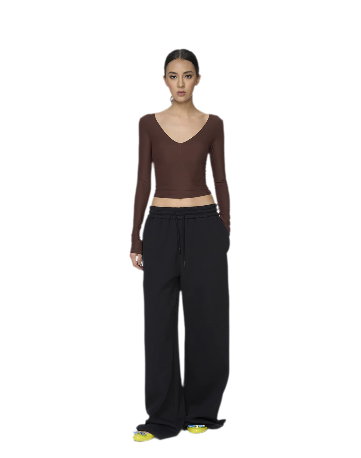 Deep V Slim Top