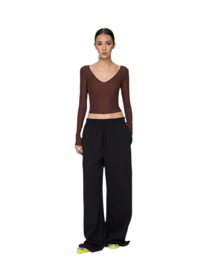 Deep V Slim Top