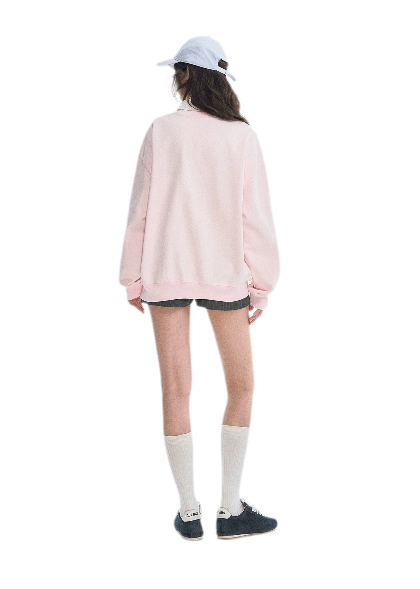 Embroidered Graphic Crewneck Sweatshirt