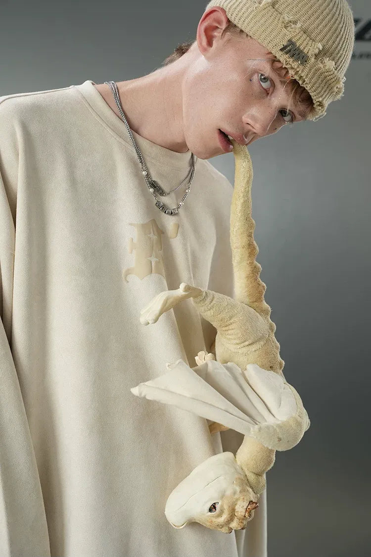 Eco Suede Oversized Sweatshirt