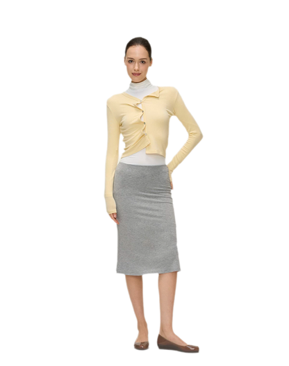 Brushed High-Neck Top