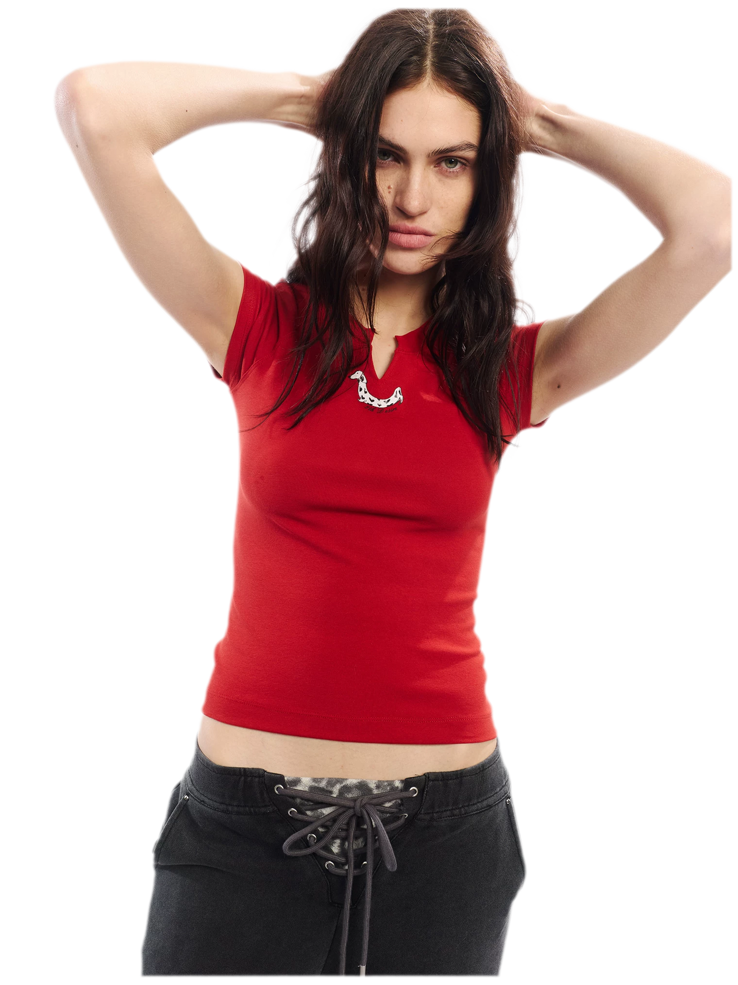 Summer V-neck Slim Fit T-shirt