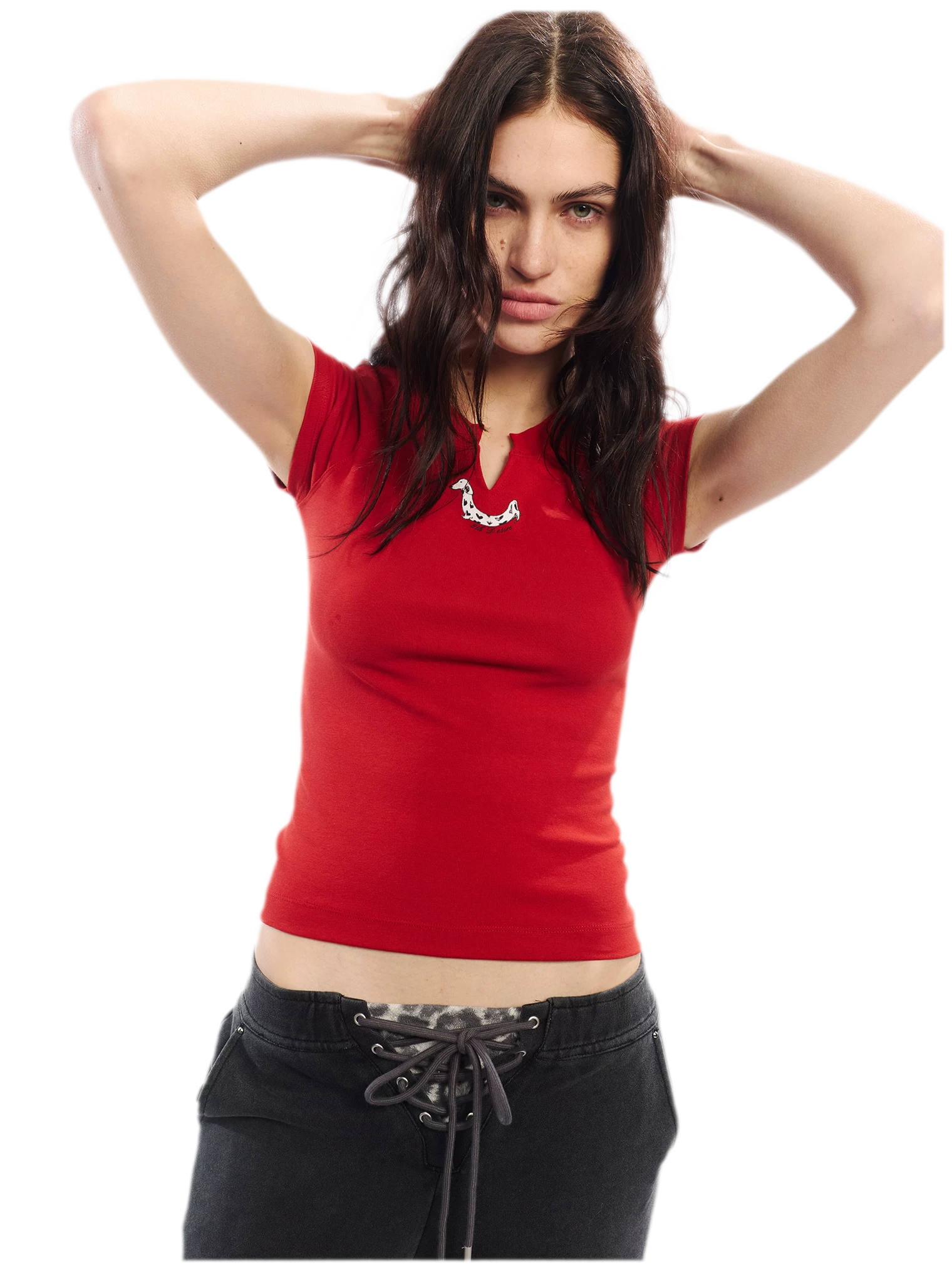 Summer V-neck Slim Fit T-shirt