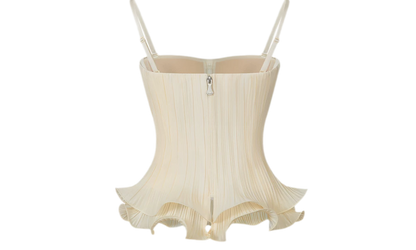 Cloud Pleated Corset Top