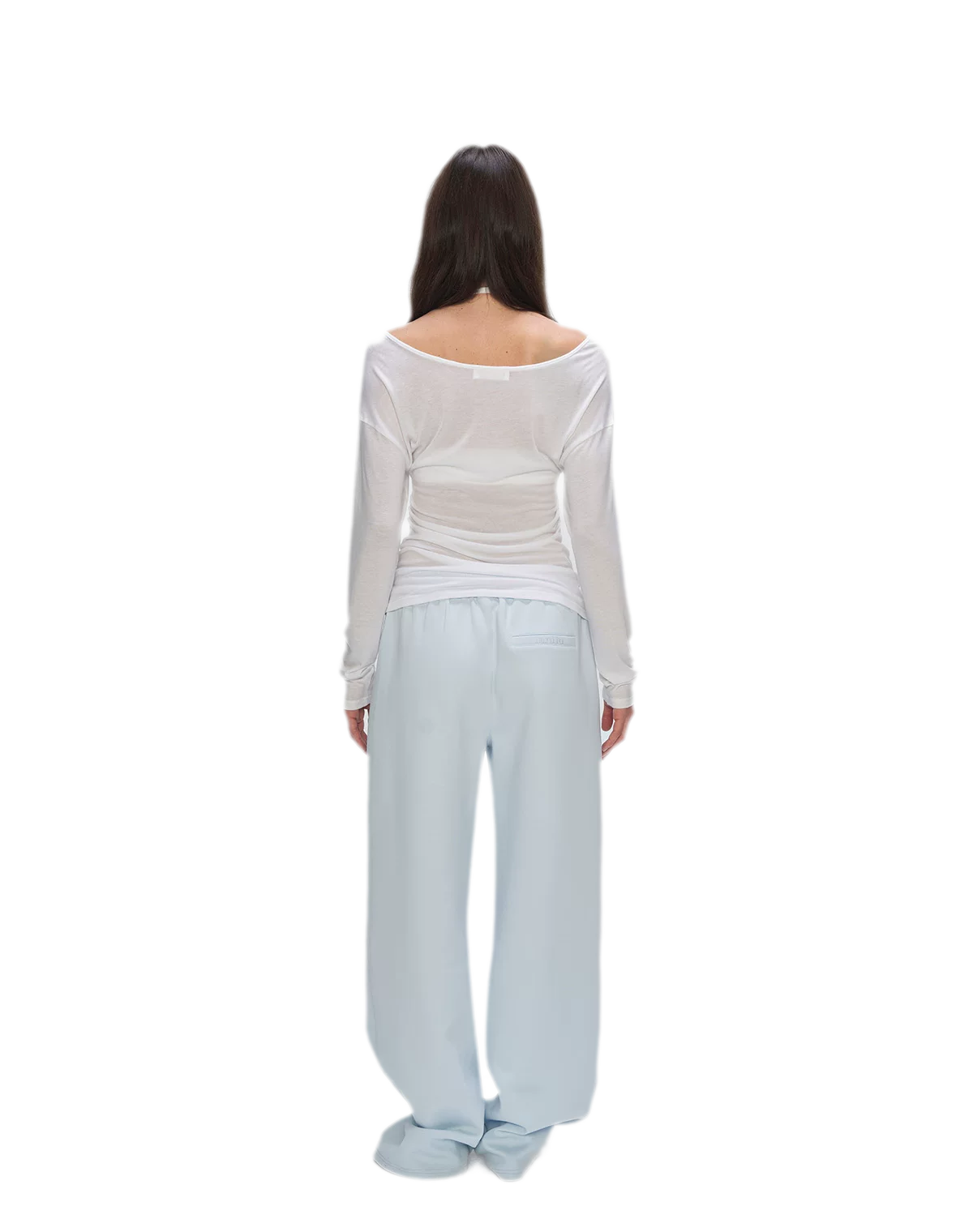 Air Cotton Wide-Leg Sweatpants
