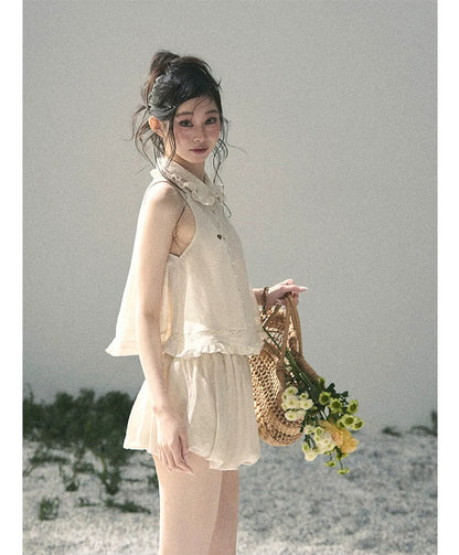 Soft Lace Two-Piece Set