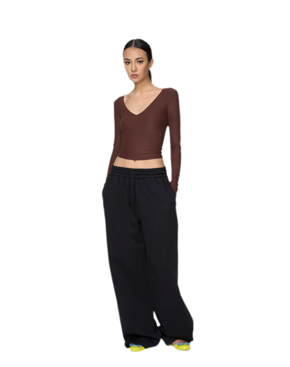 Deep V Slim Top