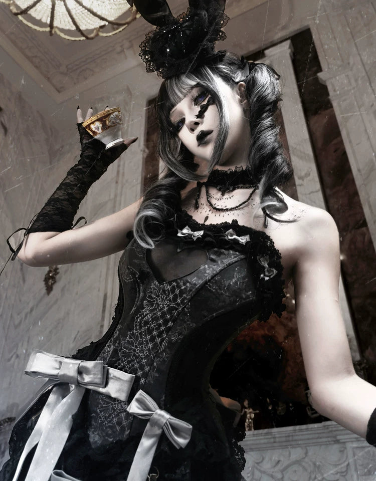 Gothic Heart Fishbone Corset
