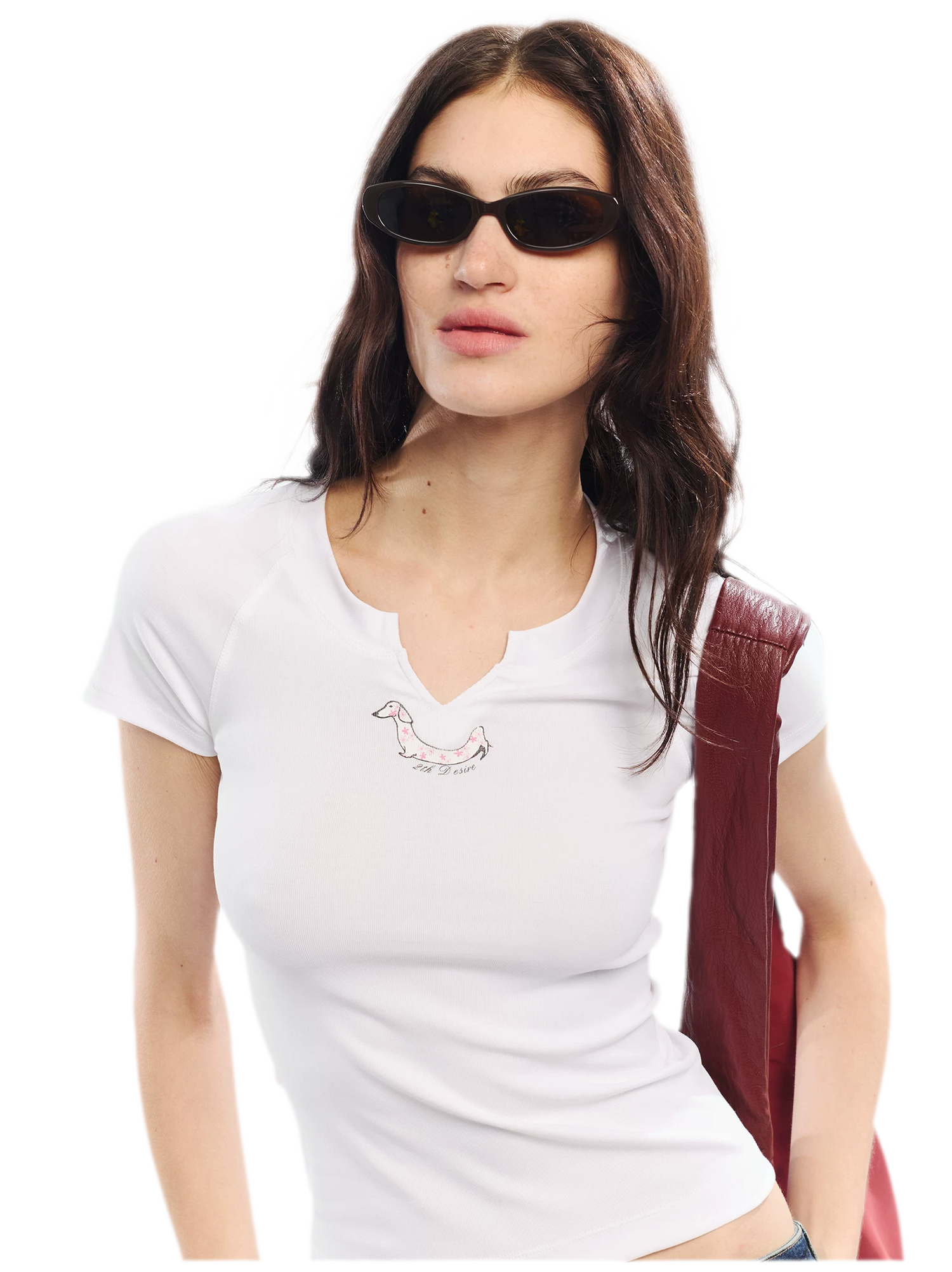 Summer V-neck Slim Fit T-shirt