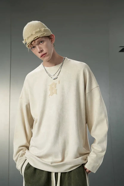 Eco Suede Oversized Sweatshirt