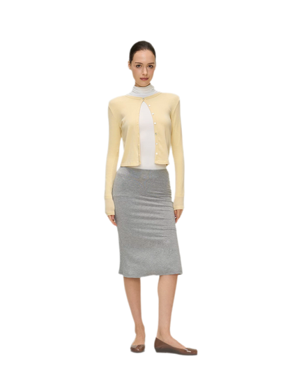 Brushed High-Neck Top