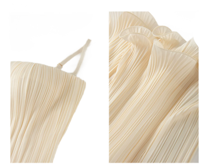 Cloud Pleated Corset Top