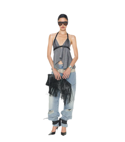 V-Neck Halter Top