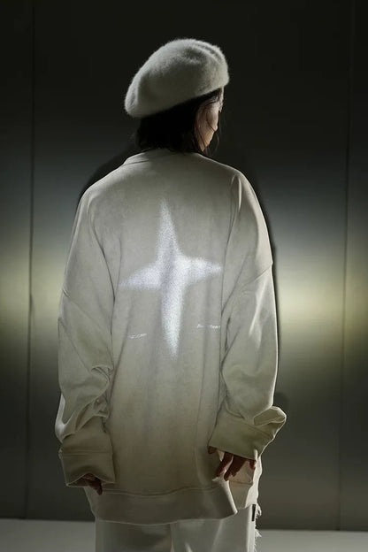 Eco Suede Oversized Sweatshirt