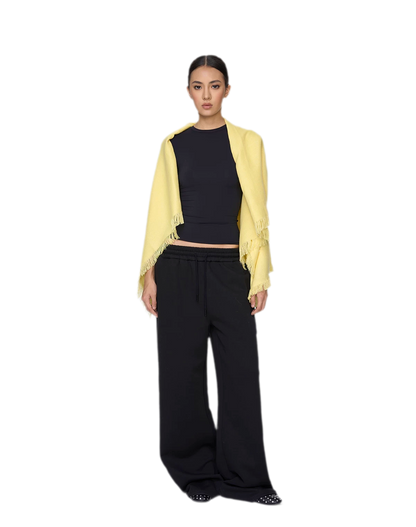 Air Cotton Wide-Leg Sweatpants