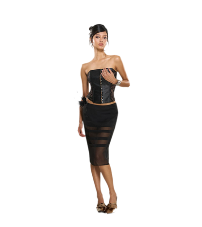 Sheer Velvet Convertible Set
