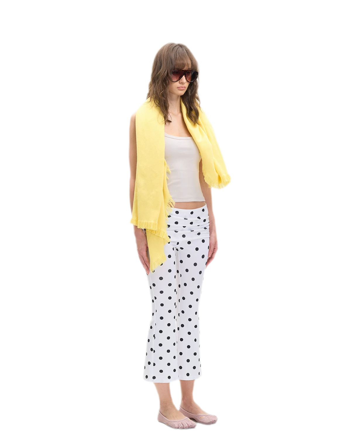Capri Foldover Flare Pants