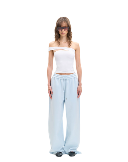 Asymmetric Strap Bustier Top