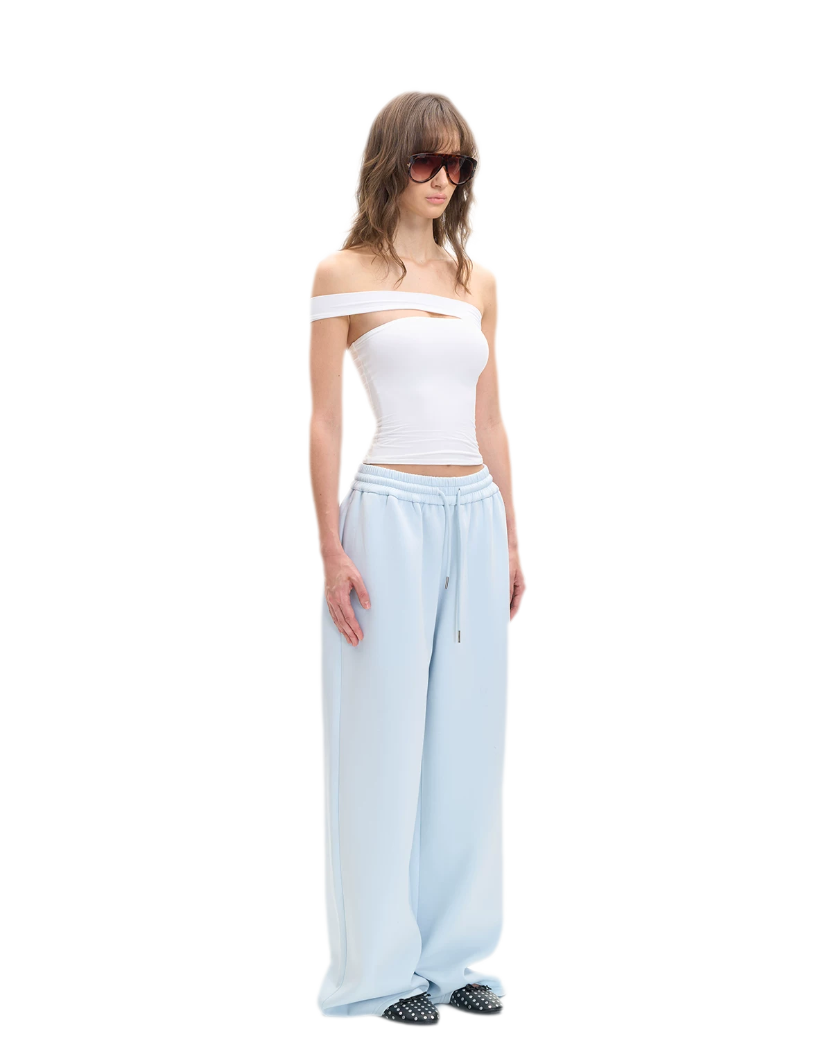 Asymmetric Strap Bustier Top