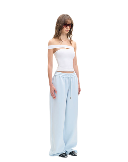 Asymmetric Strap Bustier Top