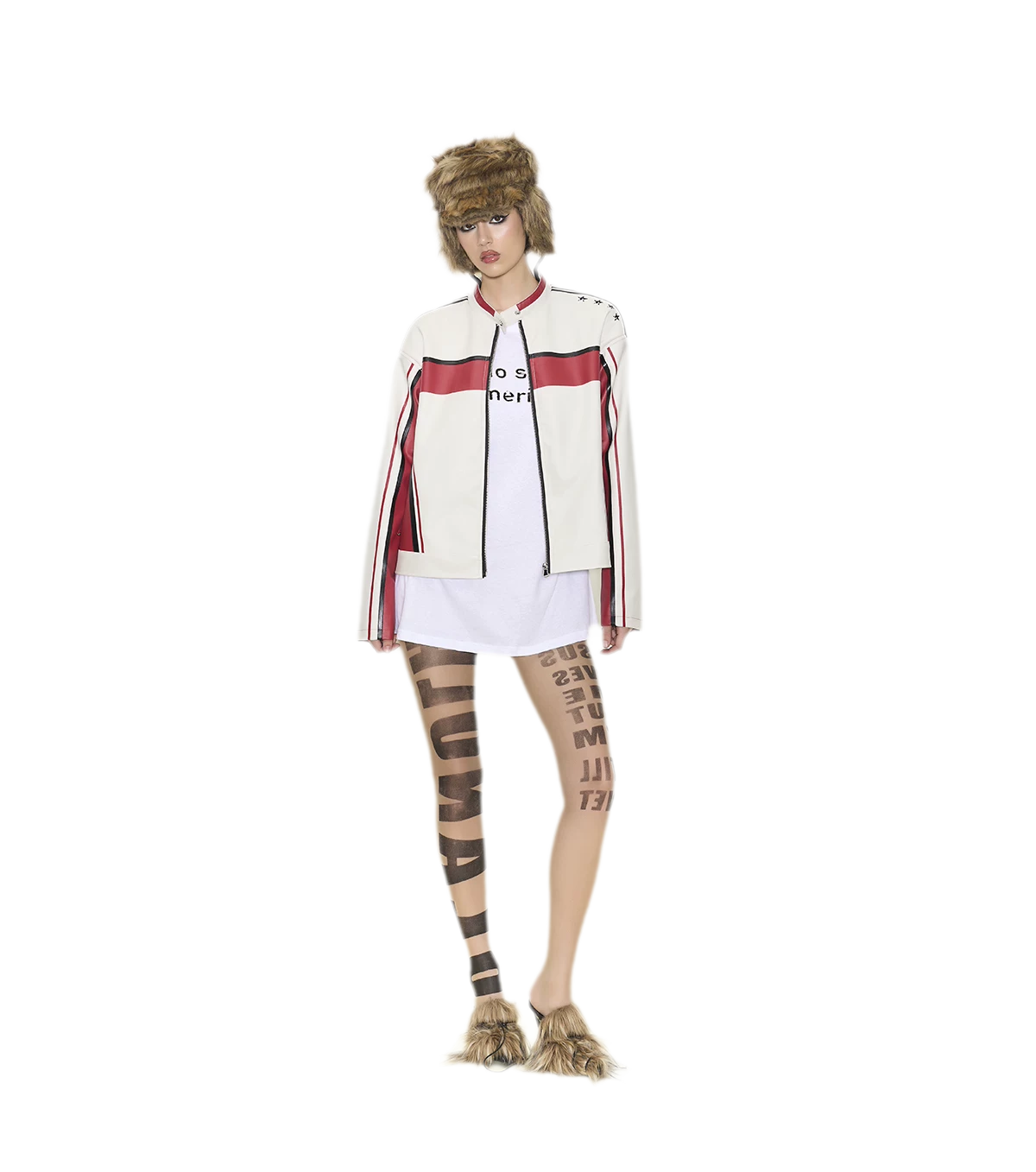 Sheer Letter Tights