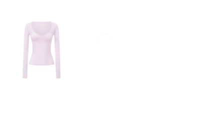 Bare-Feel V-Neck Top