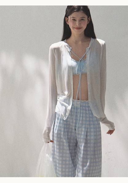 Lyocell Linen Wide-Leg Pants