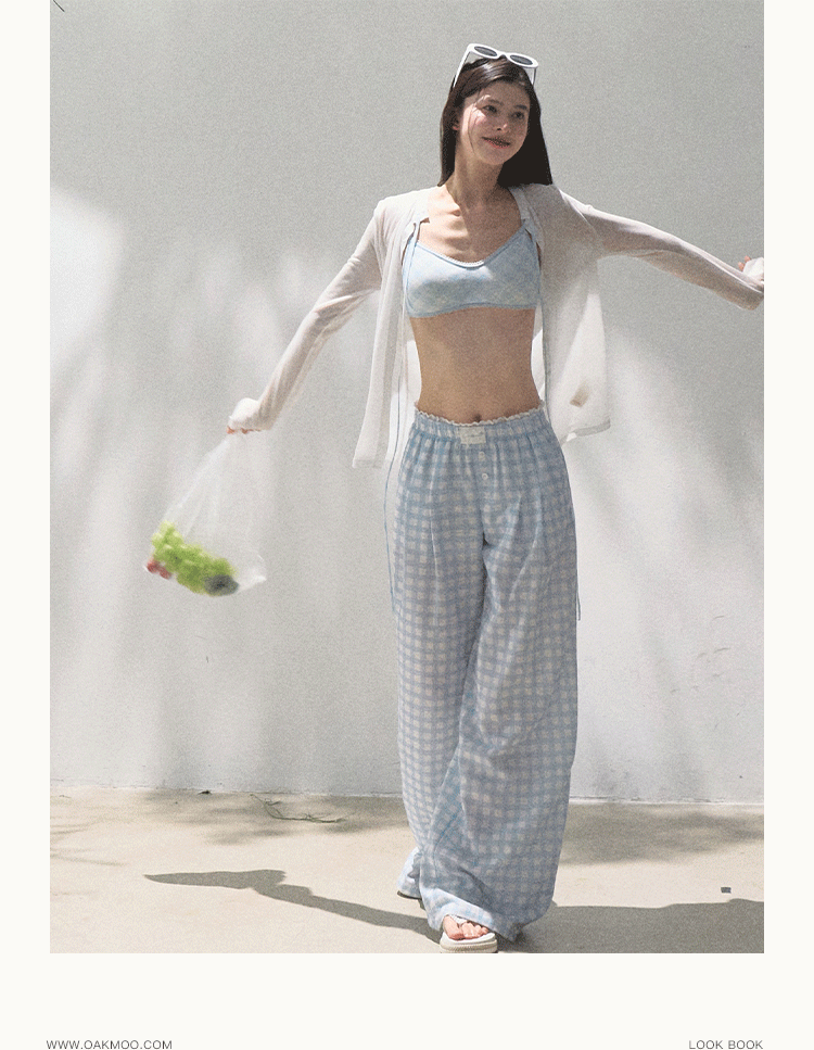 Lyocell Linen Wide-Leg Pants