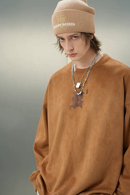 Eco Suede Oversized Sweatshirt