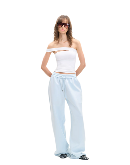 Asymmetric Strap Bustier Top