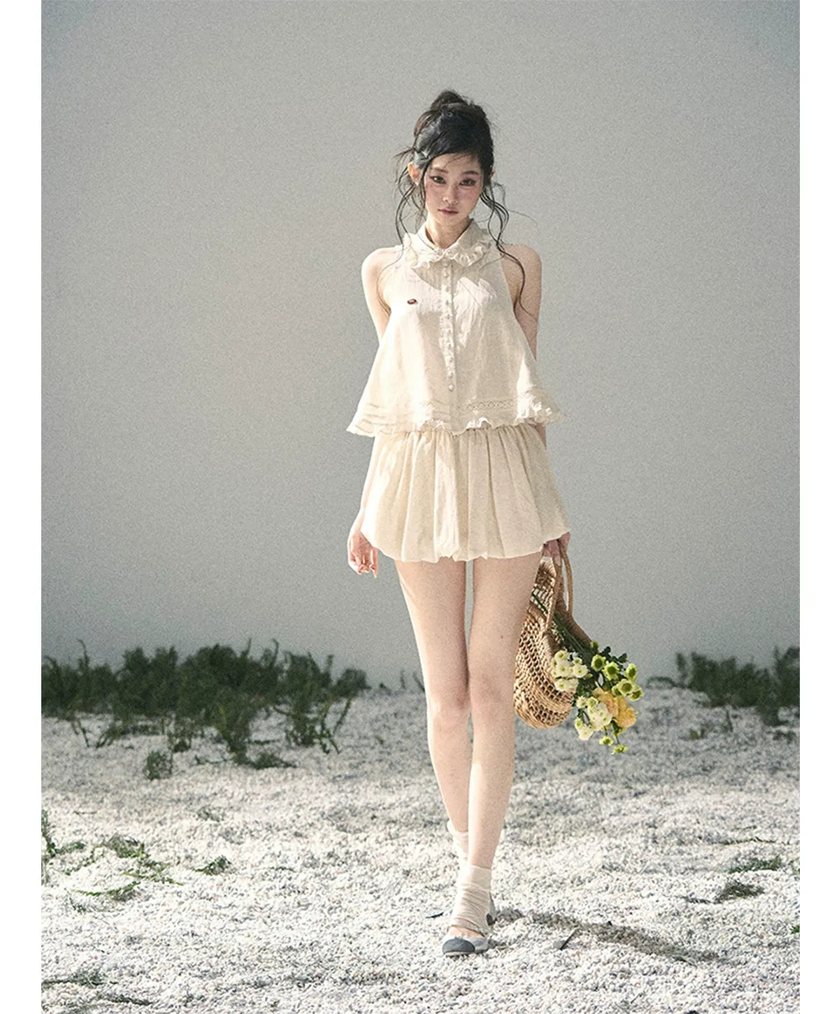 Soft Lace Two-Piece Set