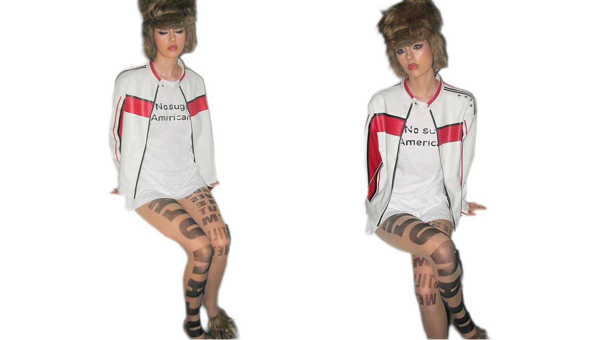 Sheer Letter Tights