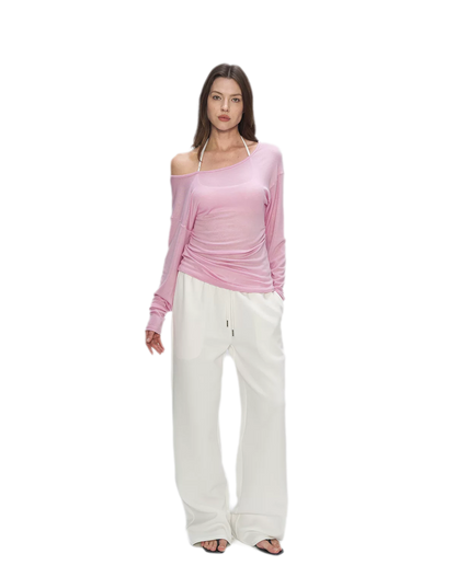Air Cotton Wide-Leg Sweatpants