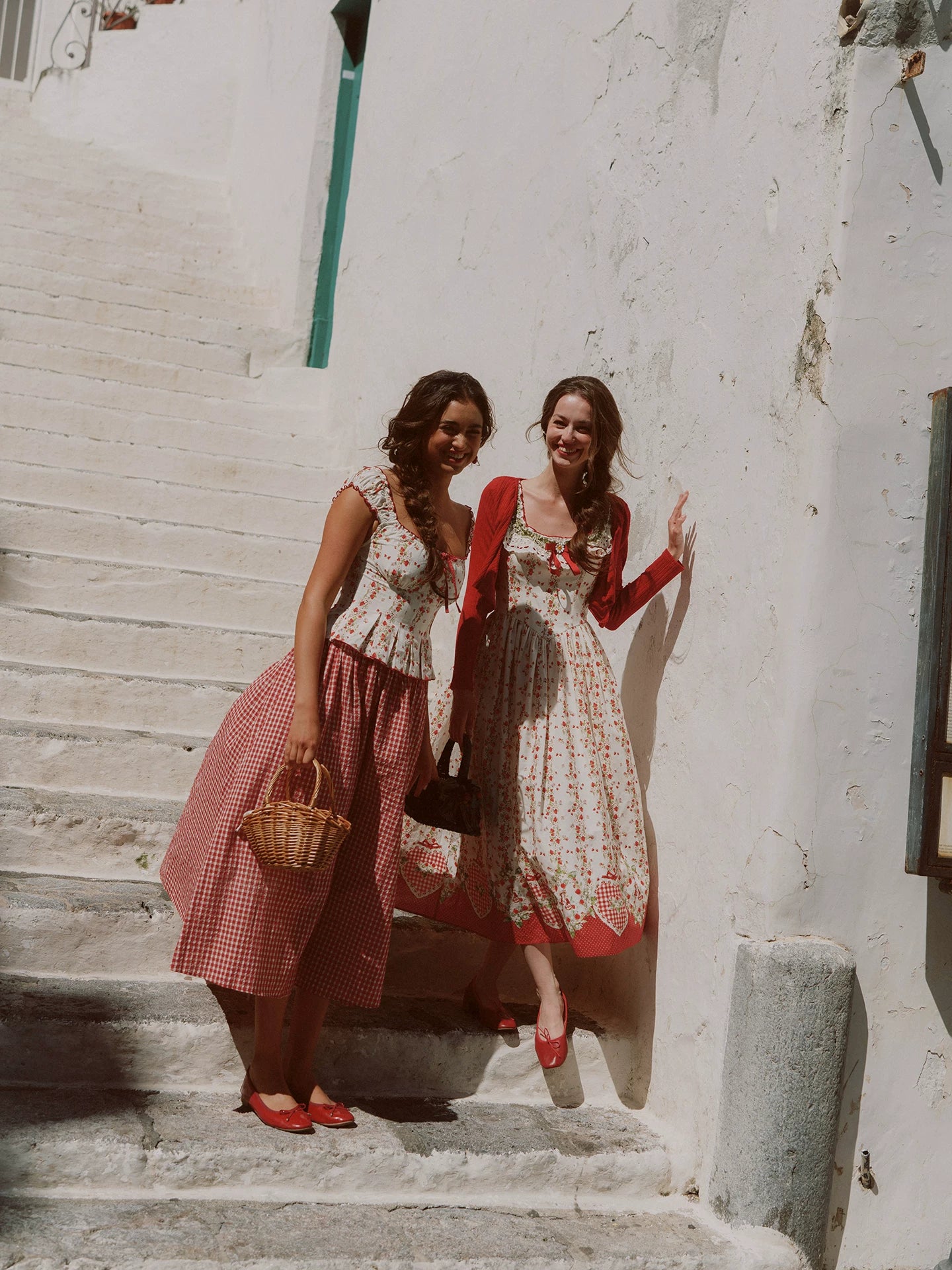Cotton Floral Fitted Sundress