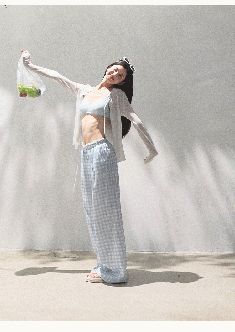 Lyocell Linen Wide-Leg Pants