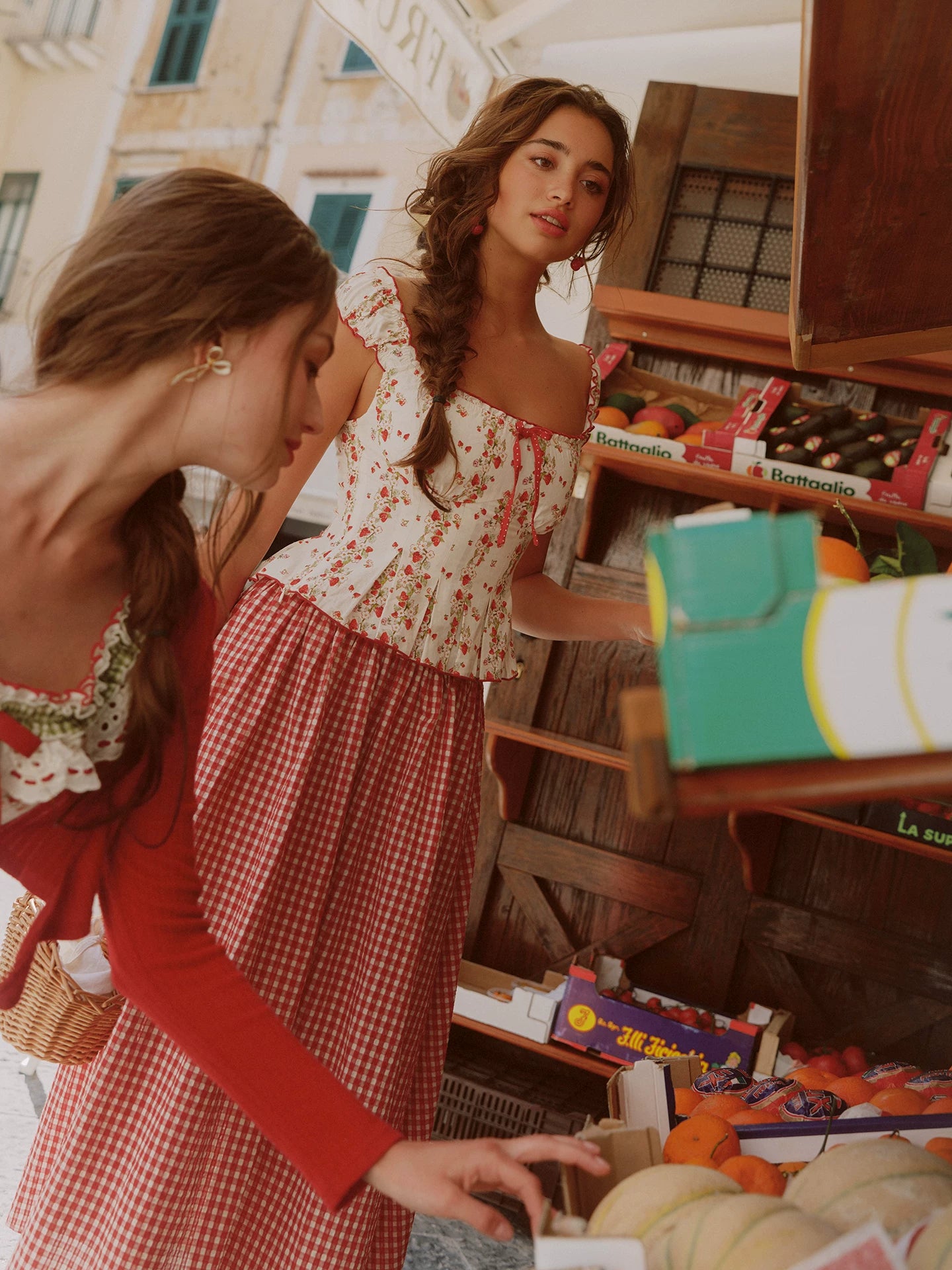 Cotton Floral Fitted Sundress