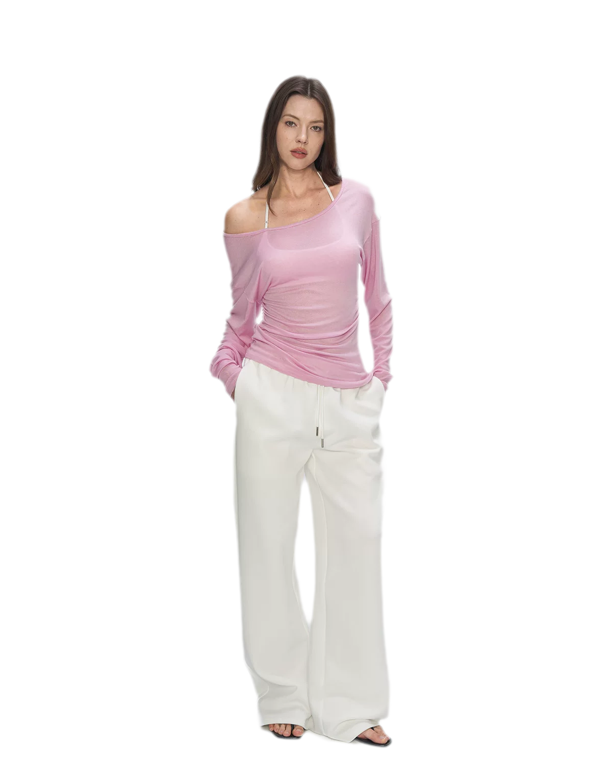 Air Cotton Wide-Leg Sweatpants