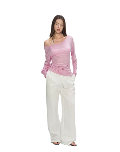 Air Cotton Wide-Leg Sweatpants