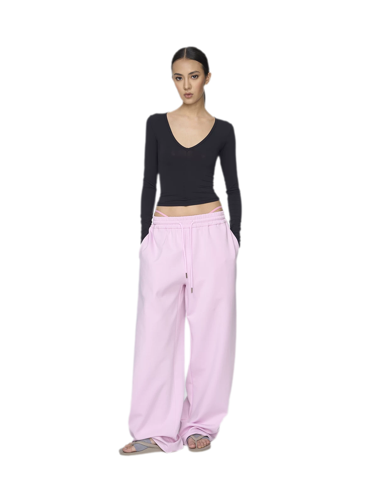 Deep V Slim Top