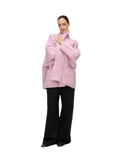 Dense Knit Shawl Cardigan