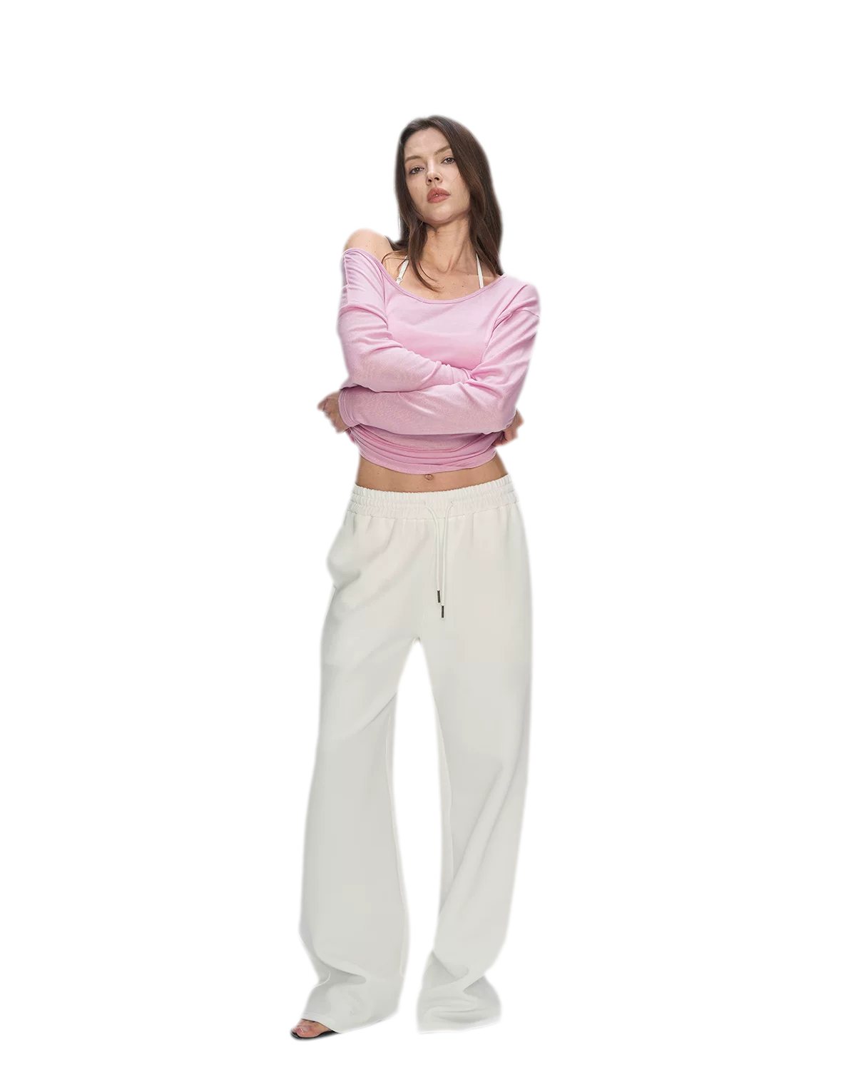 Air Cotton Wide-Leg Sweatpants