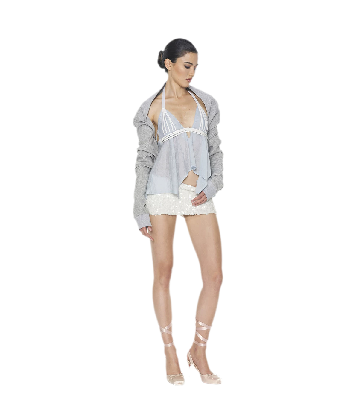 V-Neck Halter Top