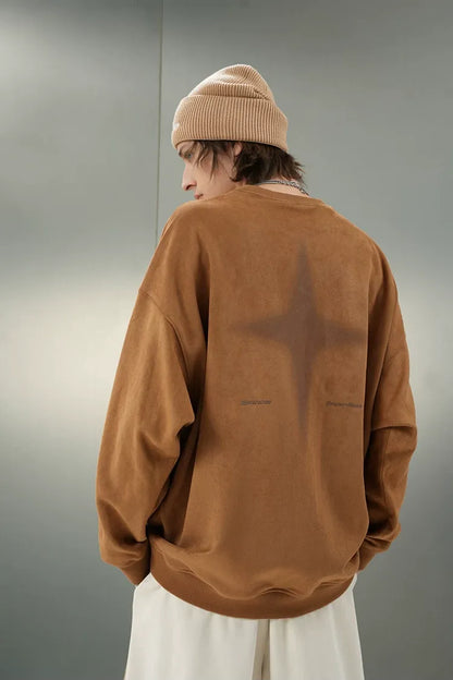 Eco Suede Oversized Sweatshirt