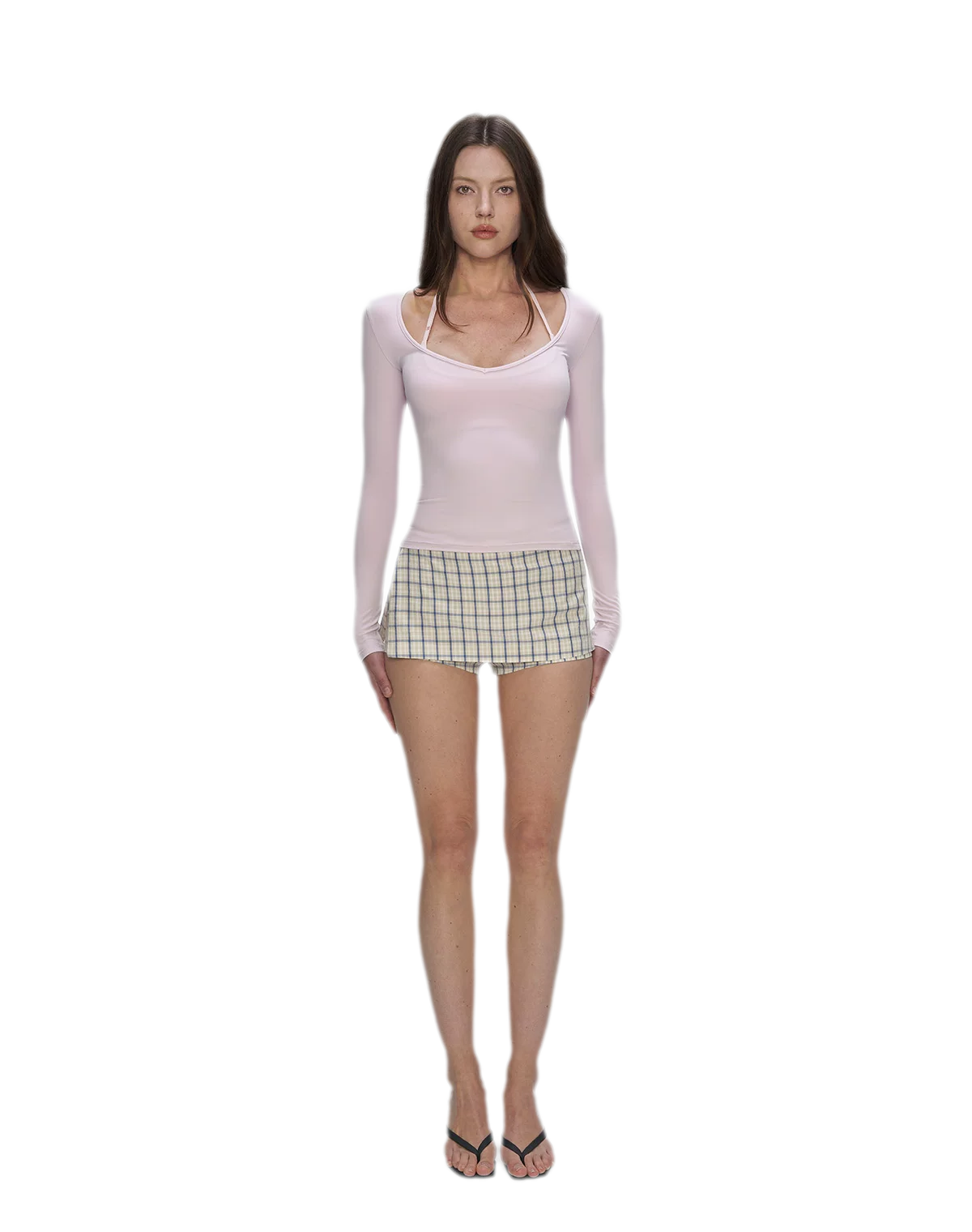 Bare-Feel V-Neck Top